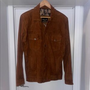Men's Brown Suede Jacket